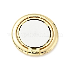 Плоская круглая подставка для мобильного телефона из сплава AJEW-E046-01G