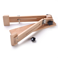 Clip de retenue en bois pour artisanat en cuir&nbsp;ODIS-WH0005-42