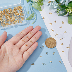 200 шт. латунный винт с ушком для штифта KK-HY0003-40