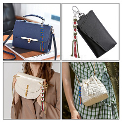 2шт 2 цвета макраме напульсник хлопок кулон украшения AJEW-GO0001-02