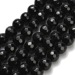 Натуральный черный турмалин бисер нитей&nbsp;G-H329-D02-4mm