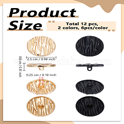 Кнопки с хвостовиком из сплава с 1 отверстием&nbsp;BUTT-LP0001-64B