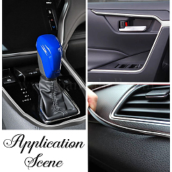 Самоклеящаяся ПВХ-накладка на молдинг салона автомобиля AJEW-WH20042-42D