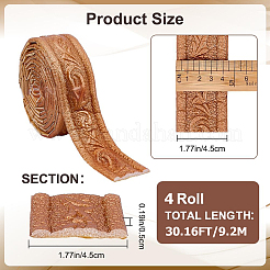 PVC-Schaum 3D selbstklebende wasserdichte Tapetenbordüre&nbsp;AJEW-CP0009-78A