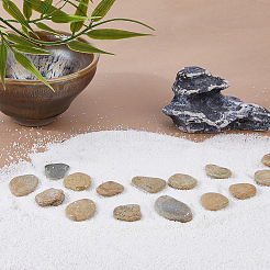 10 pz di decorazioni espositive in ossidiana di ghiaccio naturale&nbsp;G-WH0030-53