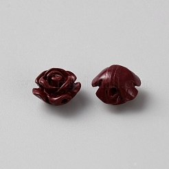 Synthetische Zinnoberperlen&nbsp;FIND-WH0139-581