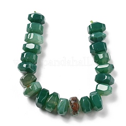 Натуральные полосатые агатовые бусы G-K392-A17