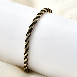 Браслеты из нейлонового шнура из нержавеющей стали 304 BJEW-Z124-01G