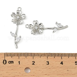 Латунные микро проложить кубического циркония подвески&nbsp;LS-KK-C107-09B-P