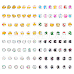 400шт 4 стиля прозрачные акриловые бусины TACR-TA0001-64