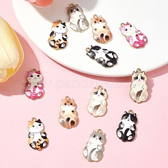 12шт 6 цвета сплава эмалевые подвески&nbsp;FIND-FS0003-02