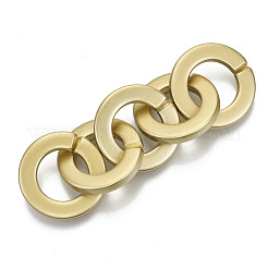 Anelli di collegamento in acrilico verniciato a spruzzo opaco&nbsp;X-OACR-S021-73A-B01