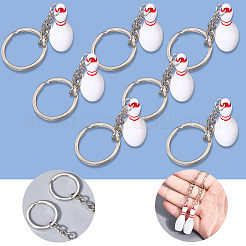 16шт брелок-подвеска из сплава смолы&nbsp;KEYC-SP0001-35