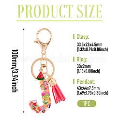 Portachiavi in resina con lettere della serie Fruit&nbsp;KEYC-TAC0033-02J