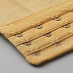 Полиэстер женский 3 ряд x 15 крючка ярусный корсет удлинитель бюстгальтера&nbsp;FIND-WH0111-217A