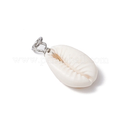 Подвески из натуральной каури&nbsp;PALLOY-JF03711-02