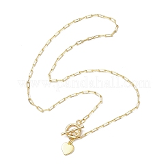 Colliers chaîne trombone en laiton&nbsp;NJEW-JN04842