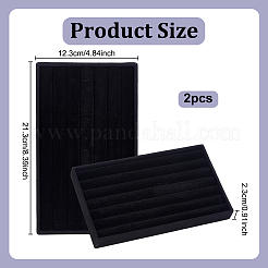 Бархатные подносы для колец ODIS-WH0113-12A