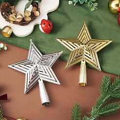 2 stücke 2 farben weihnachten kunststoff große anhänger&nbsp;KY-TA0001-68