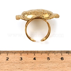 Anillos abiertos de acero inoxidable 304 para mujer&nbsp;SA-CBAF040-02G
