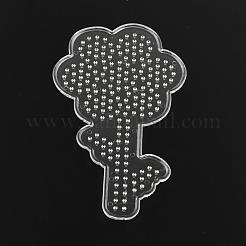 Цветок а пластикового pegboards X-DIY-Q009-17