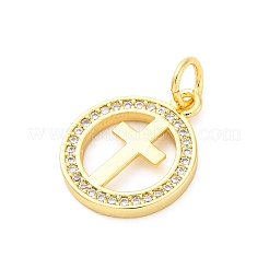 Латунные микро проложить кубического циркония подвески KK-D325-60G-01