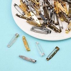 2 отверстия железа брошь контактный назад булавки на вылов бар IFIN-X0029-01