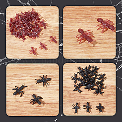 2 пакет 2 цвета пластиковый муравей для Хэллоуина&nbsp;DJEW-NB0001-32