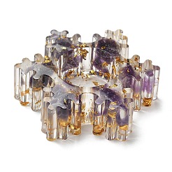 Формы для подсвечников из натурального аметиста и смолы DJEW-H012-02A