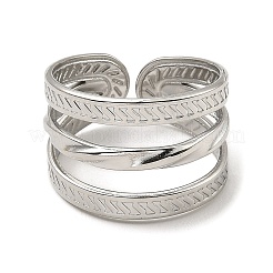 Кольца-манжеты открытого типа из нержавеющей стали марки 304 RJEW-Z018-23P