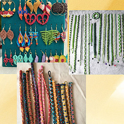 1 рулон экологически чистого корейского вощеного полиэфирного шнура&nbsp;YC-SP0001-03D