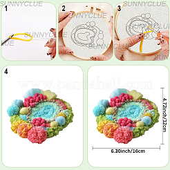 Наборы для вышивки иглами своими руками для начинающих&nbsp;DIY-WH20095-003B