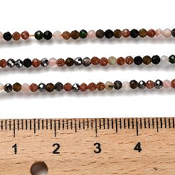 Natürliche und synthetische Mischedelsteinperlen Stränge&nbsp;G-RM2025-A16-2mm-A