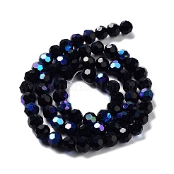 Chapelets de perles en verre opaques&nbsp;EGLA-A035-P8mm-L18