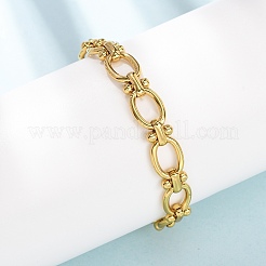 Bracelets à maillons ovales en acier inoxydable 304 pour femmes&nbsp;BJEW-F536-10G
