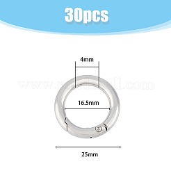 30 шт. пружинные кольца из цинкового сплава FIND-HY0001-69