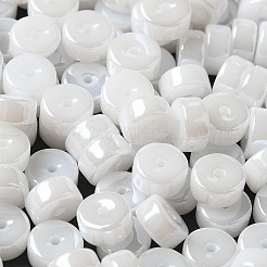 Непрозрачные цвета блестящие стеклянные бусины&nbsp;SEED-E001-P3x6mm-A13