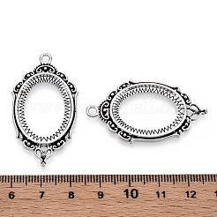 Sertissage cabochon maillon alliage zinc&nbsp;PALLOY-WH0001-35AS