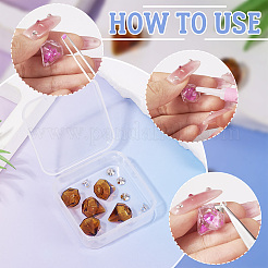 Наборы для самостоятельного изготовления подвесок из стеклянных бутылок с бриллиантами DIY-TA0012-40E