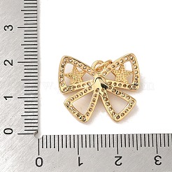 Покрытие стойки латунь микро паве прозрачный кубический цирконий и пластиковые подвески с жемчугом KK-S366-09G