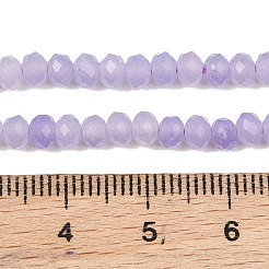 Fili di perle di giada bianca naturale tinte&nbsp;GG-CBAF9EE-A26-3x4mm