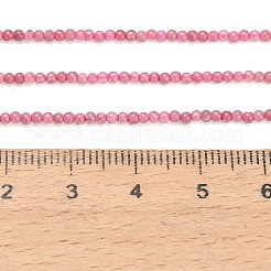 Natürliche rosa Turmalin Perlen Stränge&nbsp;G-A322-A05-2mm