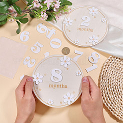 2 пакет ежемесячных карточек с информационным знаком для малышей из МДФ&nbsp;DIY-CA0007-94