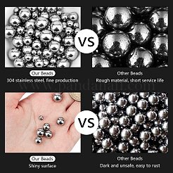 Бусины из нержавеющей стали 304 STAS-PH0019-22P