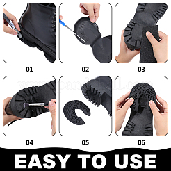 Réparation de chaussures remplacement de semelles de chaussures en caoutchouc synthétique&nbsp;DIY-WH0899-726B