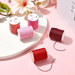 5 рулон круглого вощеного полиэфирного шнура 5 цветов YC-FS0001-02E