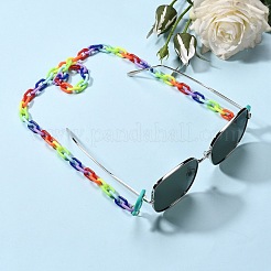 Personalisierte Acryl-Kabelketten-Halsketten&nbsp;NJEW-JN02899-03