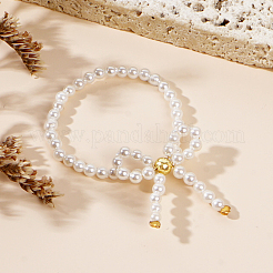 Bagues de doigts en perles d'imitation pour femmes&nbsp;PO9869