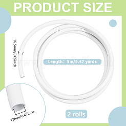 2 rouleau de tube courbé en aluminium et plastique&nbsp;FIND-PH0029-23B