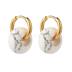 Set di gioielli con perline di chip di howlite sintetica&nbsp;SJEW-JS01223-02
